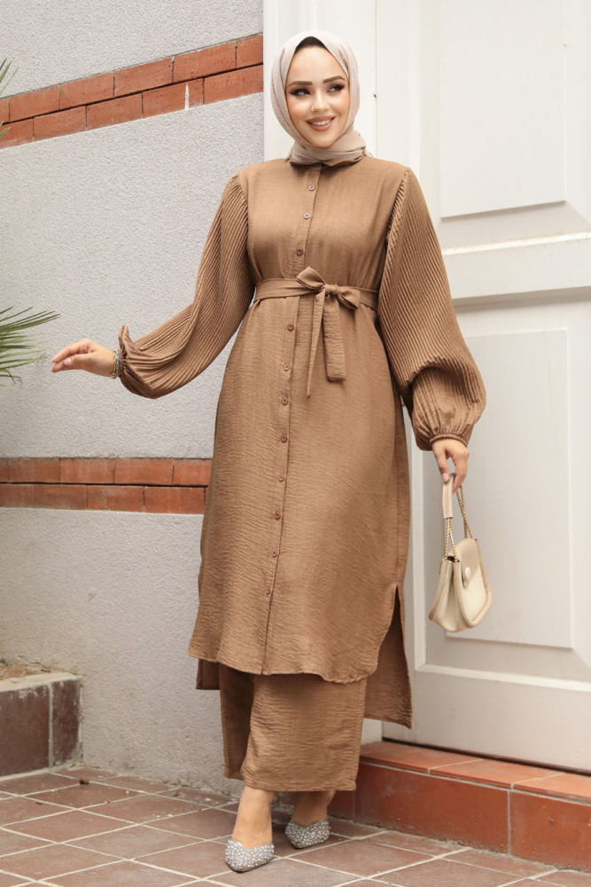 Modest Brown Dual Suit 12581KH - 1