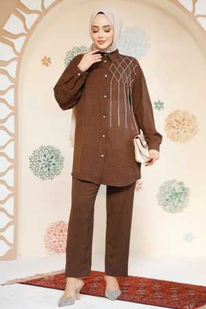 Modest Brown Dual Suit 28131KH - 2