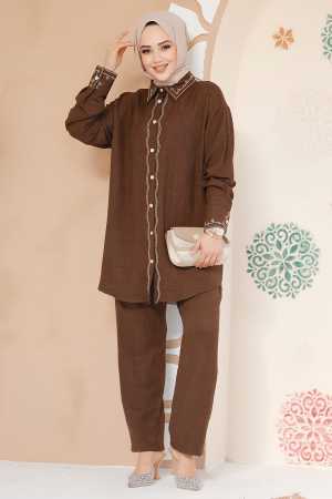 Modest Brown Dual Suit 28501KH - 2