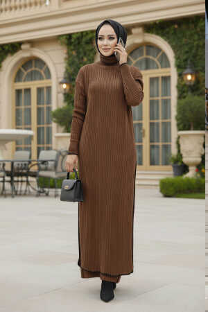 Modest Brown Knitwear Dual Suit 35971KH - 1