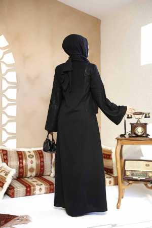 Modest Brown Plus Size Abaya 41569S - 6