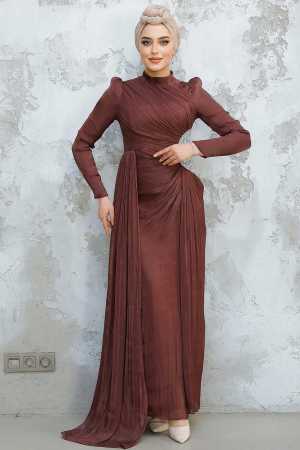 Modest Brown Prom Dress 4919KH - 3