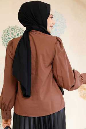 Modest Brown Tunic 52284KH - 3
