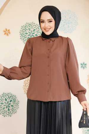 Modest Brown Tunic 52284KH - 2