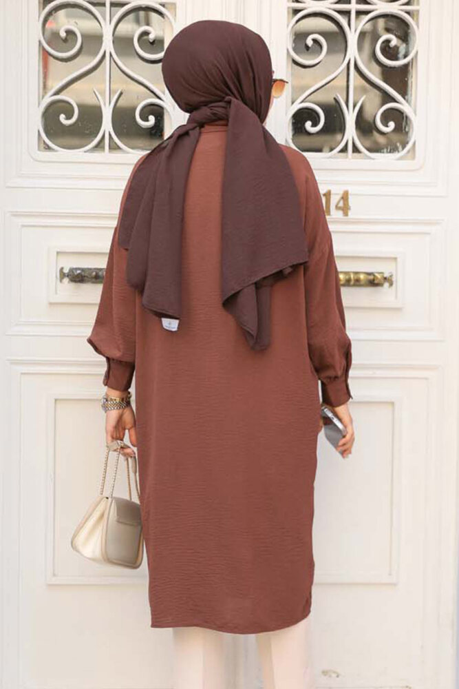 Modest Brown Tunic 6773KH - 3