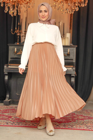 Modest Camel Skirt 9207C - 1