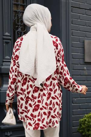 Modest Claret Red Top 20416BR - 3