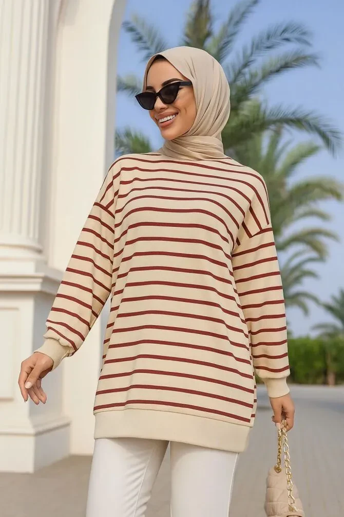 Modest Claret Red Tunic 30175BR - 1
