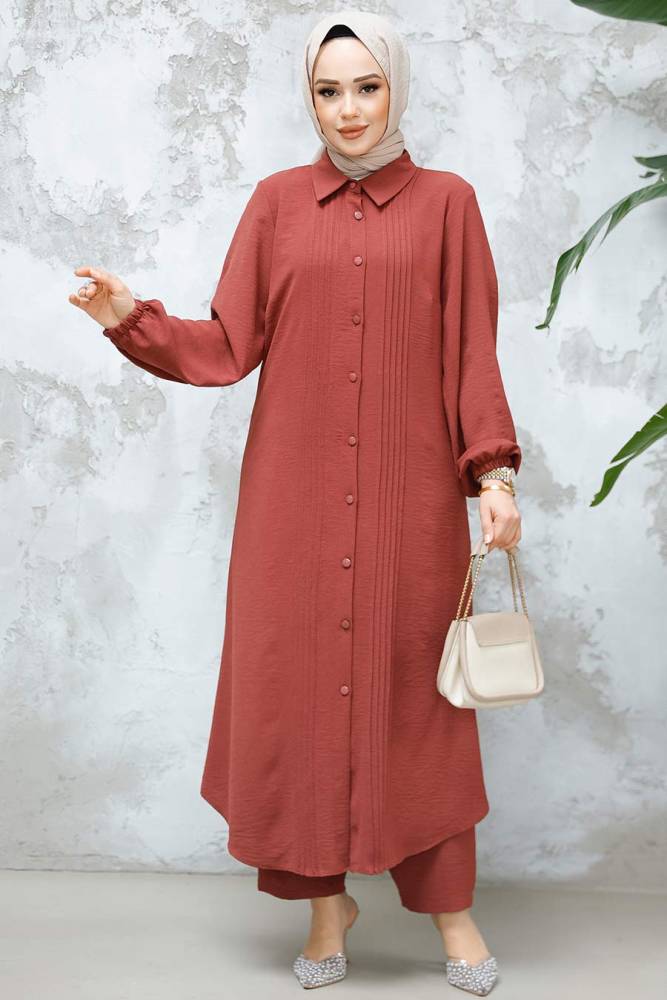 Modest Dark Dusty Rose Dual Suit 10891KGK - 3