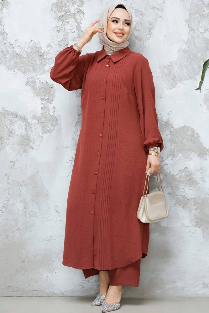 Modest Dark Dusty Rose Dual Suit 10891KGK - 4