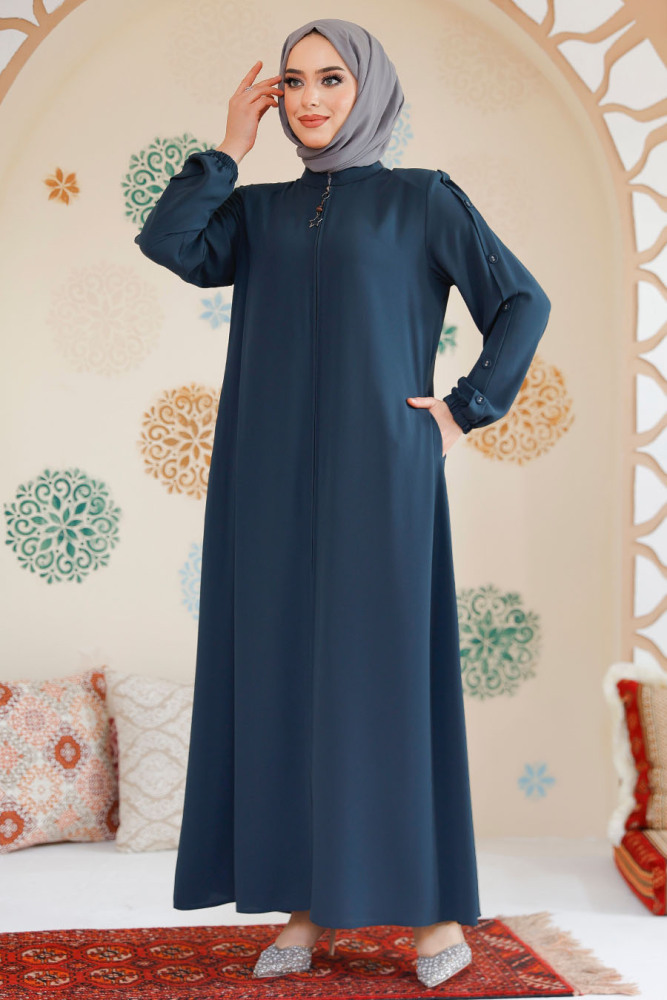 Modest Emerald Green Abaya For Women 45292ZY - 1
