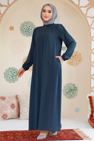 Modest Emerald Green Abaya For Women 45292ZY - 2