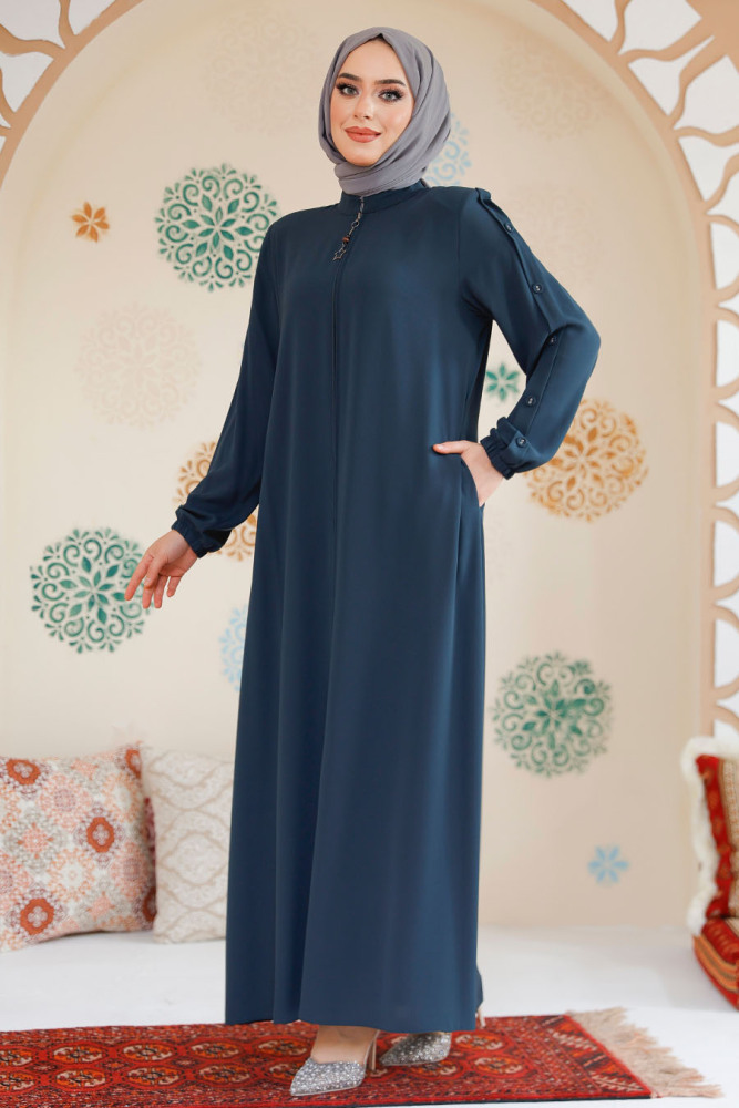 Modest Emerald Green Abaya For Women 45292ZY - 2