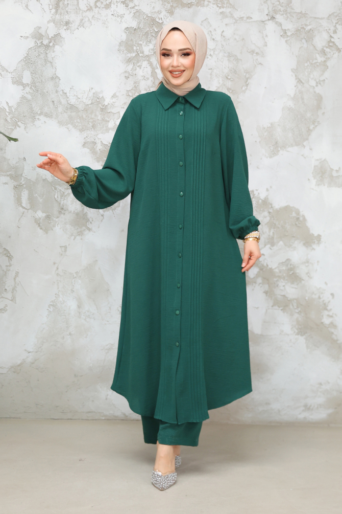 Modest Emerald Green Dual Suit 10891ZY - 2