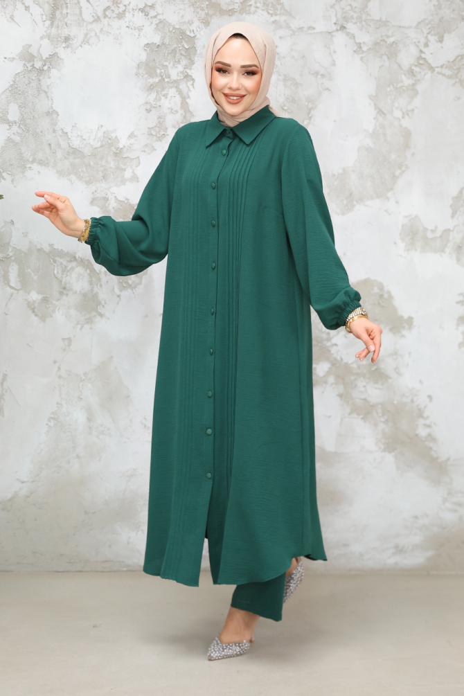 Modest Emerald Green Dual Suit 10891ZY - 3
