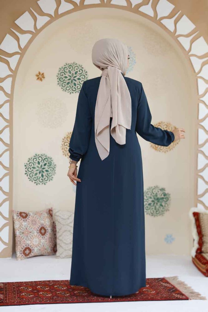 Modest Emerald Green Dubai Abaya 45289ZY - 5