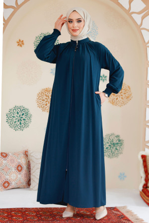 Modest Emerald Green Plus Size Abaya 45293ZY - 2