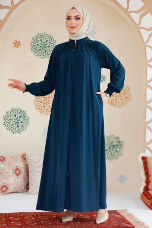 Modest Emerald Green Plus Size Abaya 45293ZY 