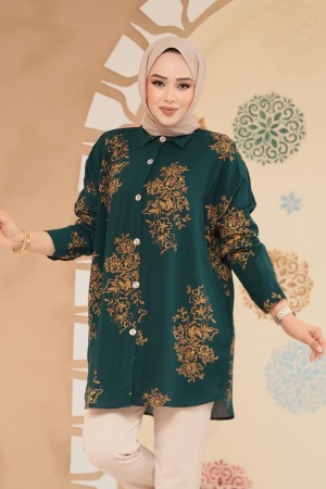 Modest Emerald Green Tunic 20413ZY - 1