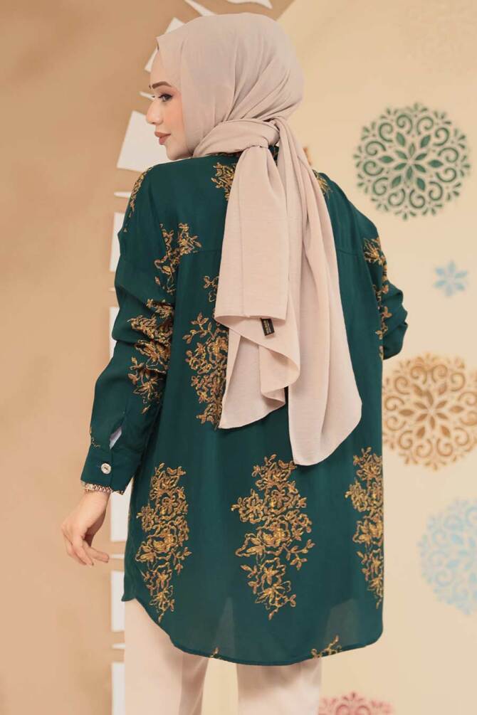 Modest Emerald Green Tunic 20413ZY - 3