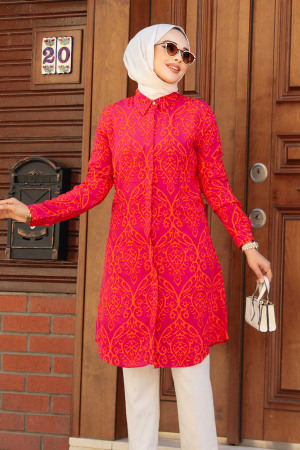 Modest Fushia Tunic 11688F - 2