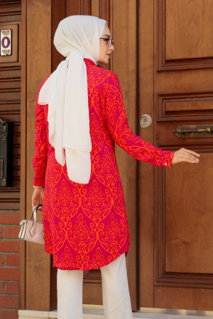 Modest Fushia Tunic 11688F - 3