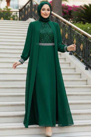 Modest Green Bridesmaid Dress 25876Y - 1