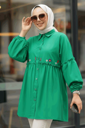 Modest Green Top 40603Y - 1