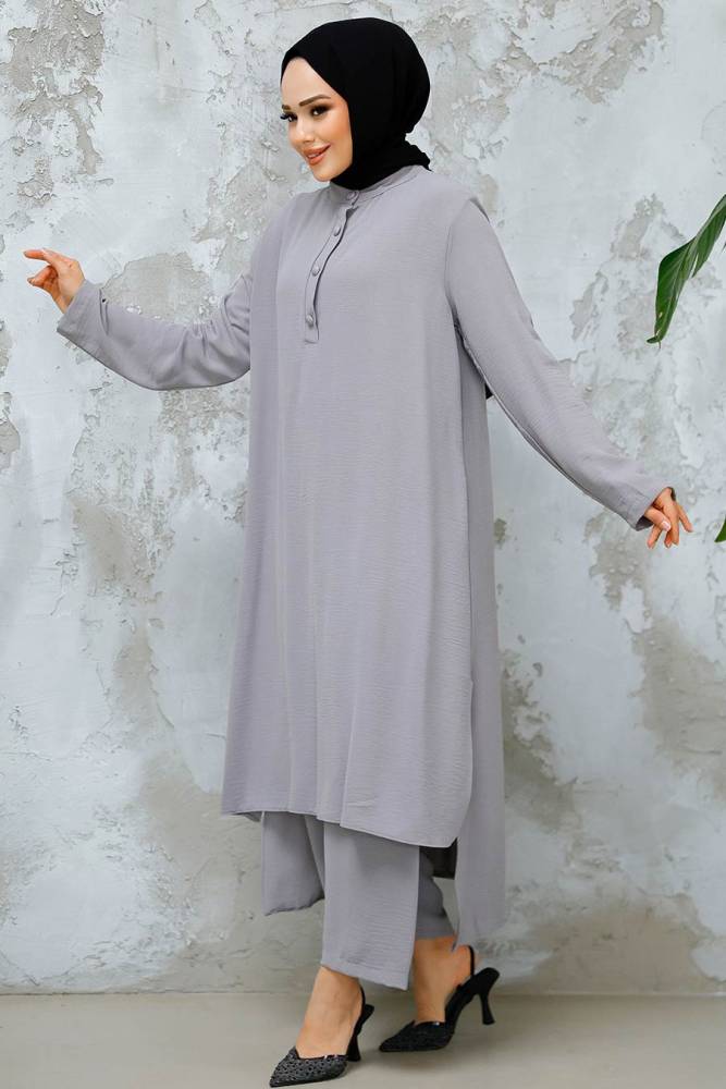 Modest Grey Dual Suit 10102GR - 1