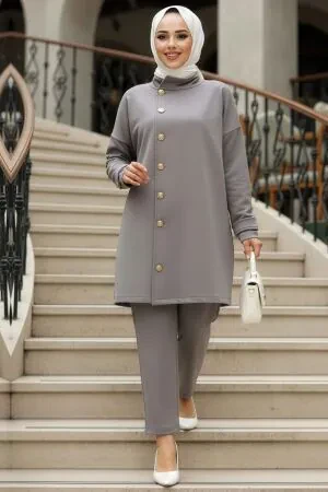 Modest Grey Dual Suit 12391GR - 1