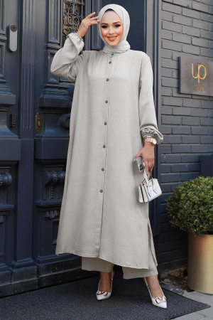 Modest Grey Dual Suit 19017GR - 1