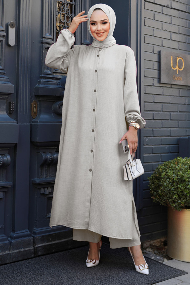 Modest Grey Dual Suit 19017GR - 1