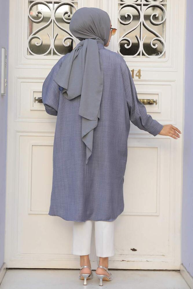 Modest Grey Top 663GR - 3