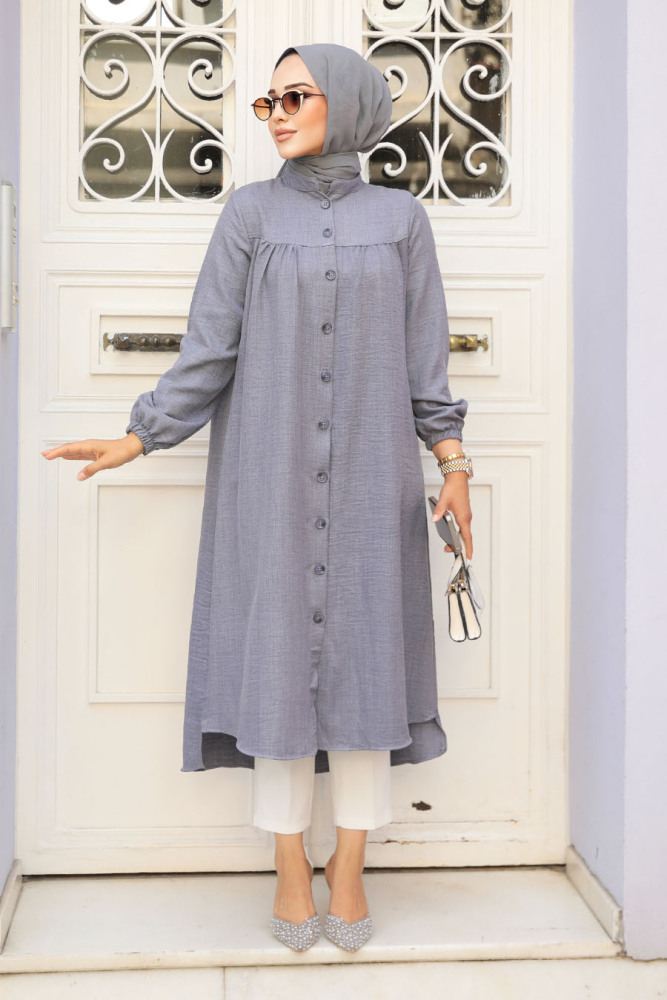 Modest Grey Tunic 5642GR - 1