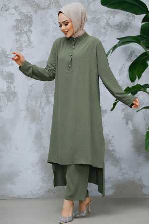 Modest Khaki Dual Suit 10102HK - 2