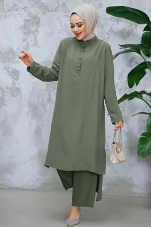 Modest Khaki Dual Suit 10102HK - 1