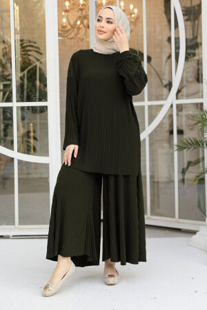 Modest Khaki Dual Suit 12107HK - 1