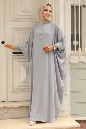 Modest Light Green Abaya Dress 330010AGR 