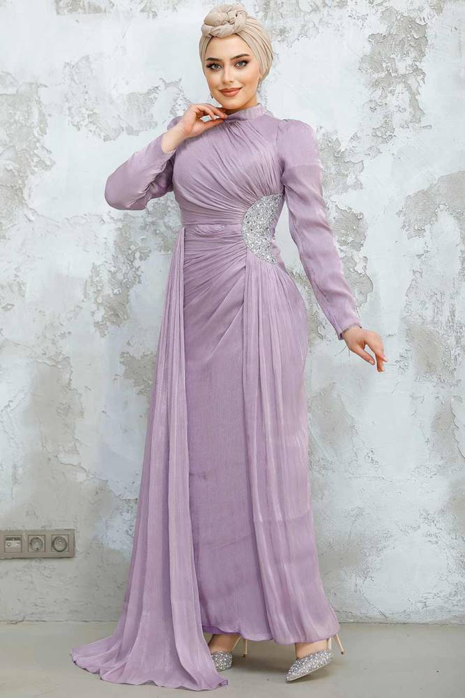 Modest Lila Prom Dress 4919LILA - 1