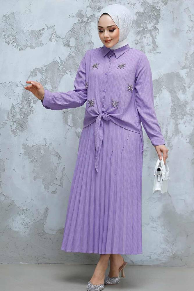 Modest Lila Skirted Dual Suit 60062LILA - 3