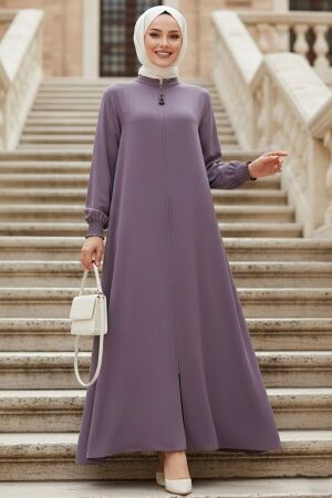 Modest Lila Turkish Abaya 45287LILA 