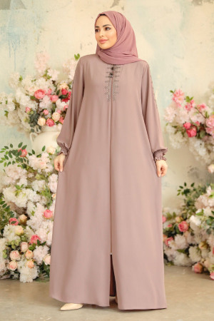 Modest Mink Abaya 45274V - 3