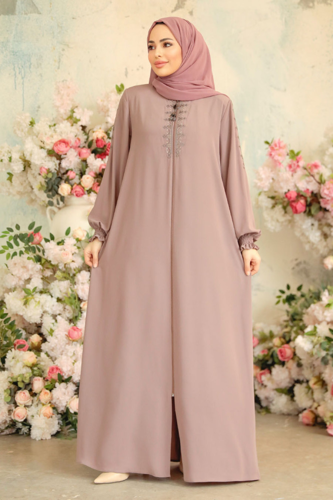 Modest Mink Abaya 45274V - 3