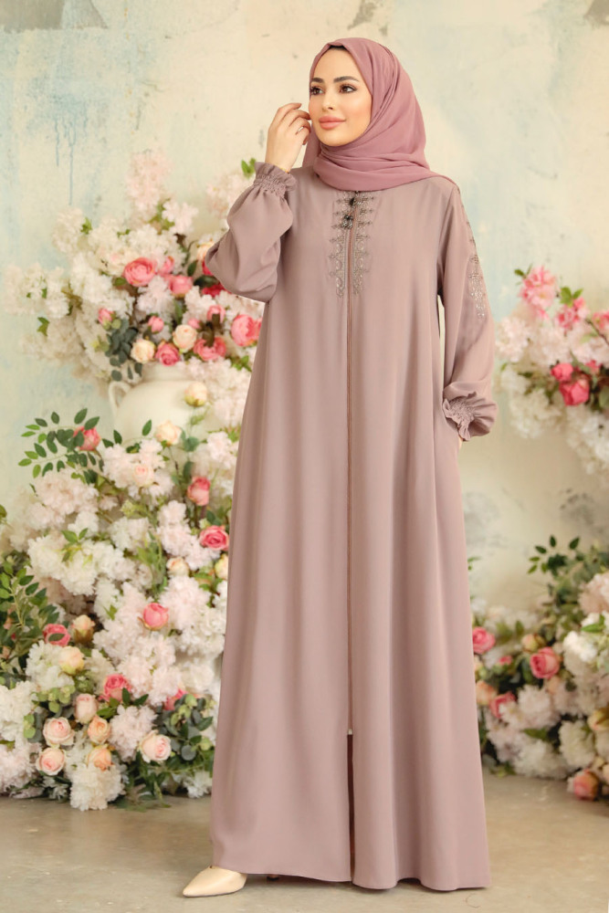 Modest Mink Abaya 45274V - 1