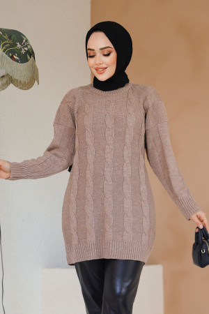 Modest Mink Knitwear Jumper Tunic 40672V - 2