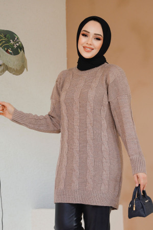 Modest Mink Knitwear Jumper Tunic 40672V - 3