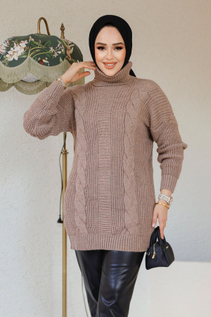 Modest Mink Knitwear Jumper Tunic 40674V - 2