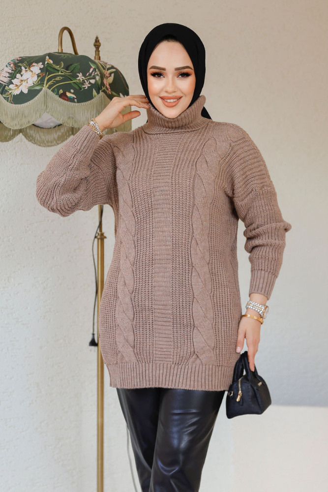 Modest Mink Knitwear Jumper Tunic 40674V - 2