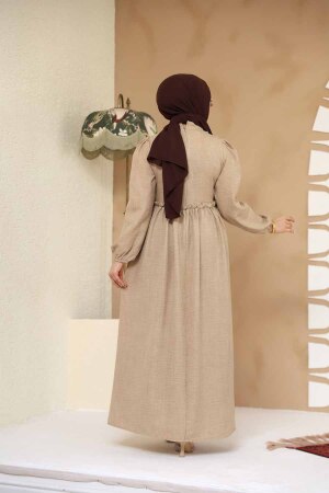 Modest Mink Long Dress 45741V - 4