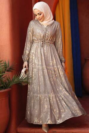 Modest Mink Summer Dress 23281V - 2